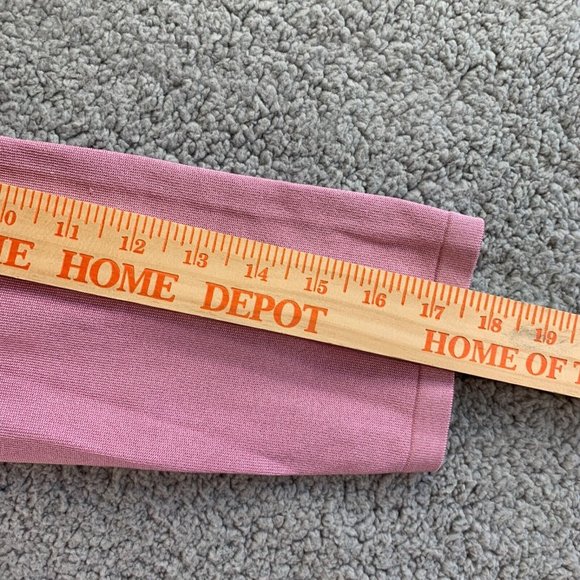 Ann Taylor Loft Sweater Top Womens Medium Silk Nylon Stretch Scoop Neck Pink - Picture 11 of 12